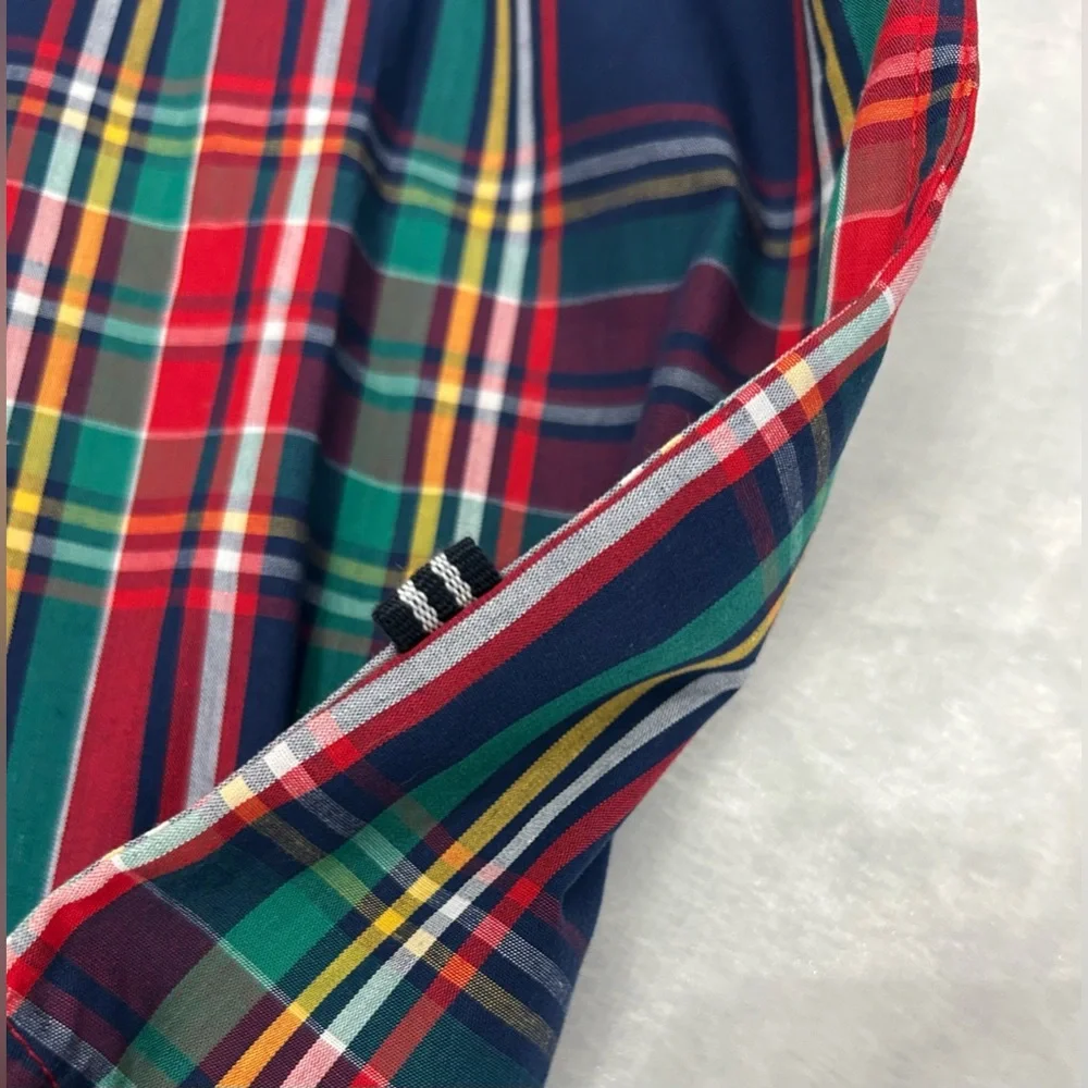 Nautica Plaid Button Down Shirt Boys XL 18/20
